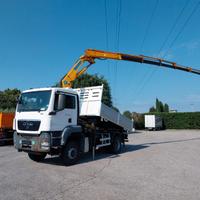 Man TGS 18.320 BL 4x4 gru e ribaltabile