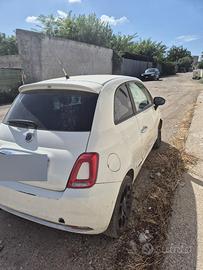 fiat  500 gpl  sinistrata marciante