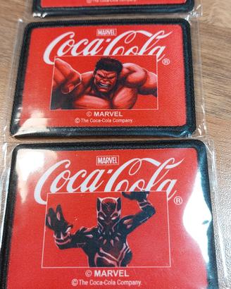 3 Patch Coca Cola Marvel