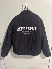 Represent Owners Club Puffer Jacket Nero