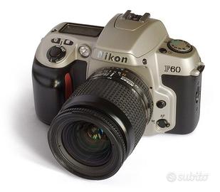 Nikon F60 Silver con obiettivo AF Nikkor 28-80mm