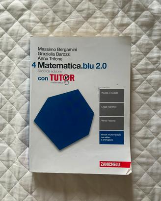 Libro scolastico Matematica Blu