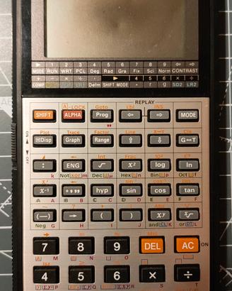 Calcolatrice grafica Casio fx-7200g vintage 