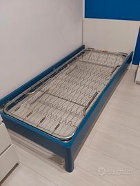 Struttura letto singolo Colombini con rete e mater