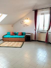 Ampio luminoso appartamento mansardato