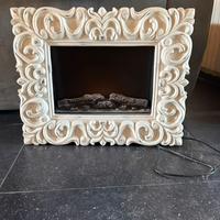 Camino elettrico 1800W chic bianco