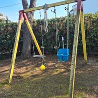 Altalena doppia da giardino