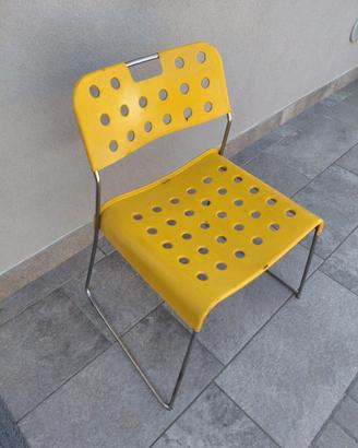 sedia vintage  gialla