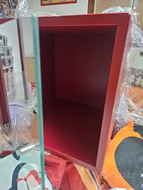 scaffale cubo Eket Ikea con antina vetro