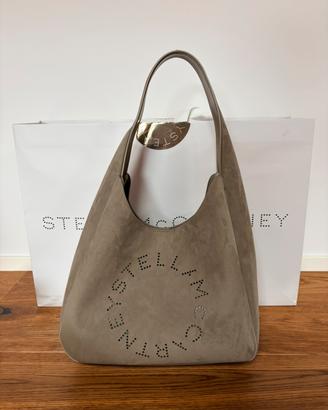 Borsa Hobo Grande con Logo Stella McCartney