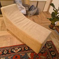 coppia di poltroncine pouf in Alcantara