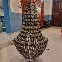Elegante lampadario in country-chic