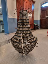 Elegante lampadario in country-chic