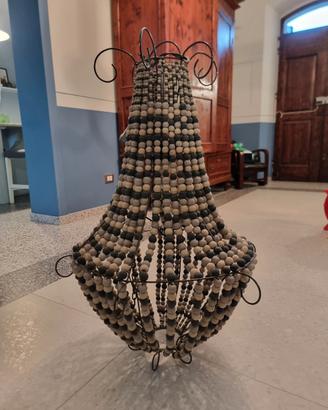 Elegante lampadario in country-chic