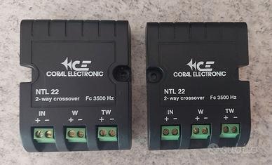 Coppia crossover Coral Electronic NTL22 NTL 22