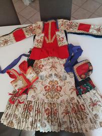Costume Sardo bimba 1-2 anni 
