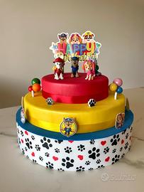Torta in gomma EVA Paw Patrol