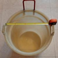 Mastello tinozza in plastica