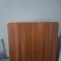 Tavolo di legno ciliegio con apertura a libro