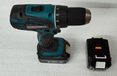 TRAPANO MAKITA CON 2 BATTERIE E CARICABATTERIE 