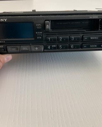 Autoradio a cassette sony xr 5450