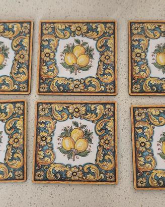Sottobicchieri "Limoni di Sicilia"