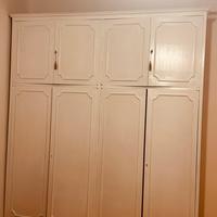 Armadio guardaroba bianco stile veneziano