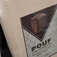 Pouf contenitore 40 x40x40  beige