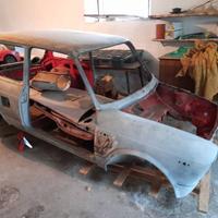 A112 Abarth scocca con targhe e documenti