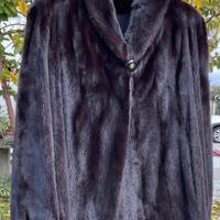 Giacca visone nero