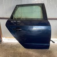 Porta sportello post dx audi A3 8v Sportback bluu