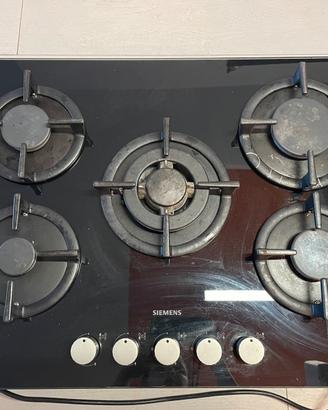 Cucina a gas 5 fuochi Siemens