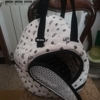trasportino in tessuto  x gatto
