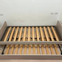 Letto a cassettone + materasso