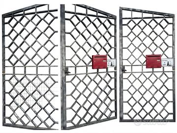 Cancello in ferro a battente