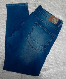 Pantalone Piazza Italia Denim Skinny Uomo Nuovo 