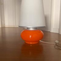 Lampada vintage vetro bicolore doppia accensione