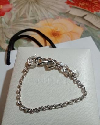 Bracciale pandora nodo d'amore cm. 19