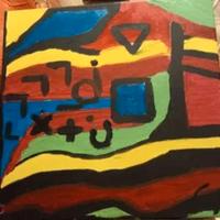 Painting "Geometriaconfusa"
