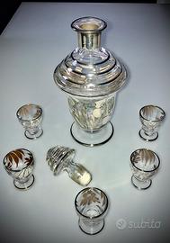 Servizio vetro argento