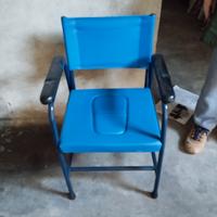 sedia con wc 