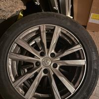 Cerchi reds 7.5 x 17 et 40 5x100più gomme termiche