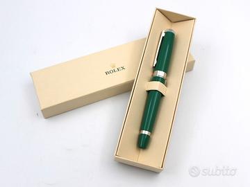 Rolex Penna Rollerball Verde Nuova Originale