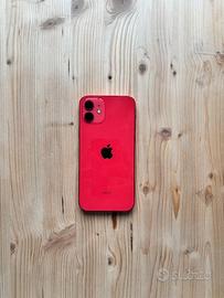 apple iphone 12 64Gb rosso+custodie+caricatore