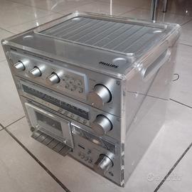 Vintage Philips micro hi-fi design plexiglass RARO