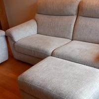 Set soggiorno: Divano-Poltrona-Poggiapiedi