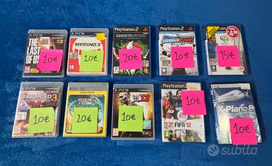 Lotto Videogiochi PS2 - PS3 - PC