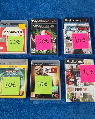 Lotto Videogiochi PS2 - PS3 - PC