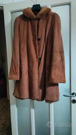 Cappotto cappottino donna scamosciato 48 - L