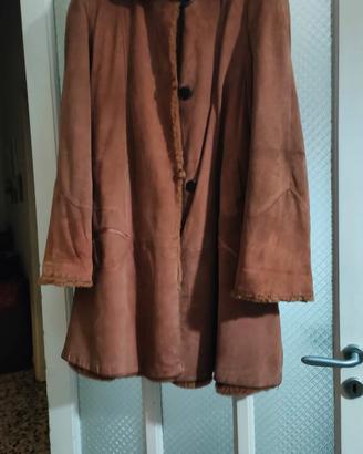 Cappotto cappottino donna scamosciato 48 - L